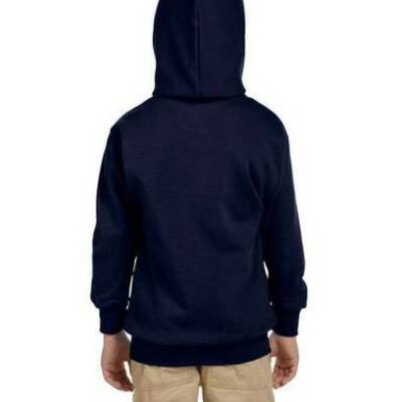 2 Hanes Youth Pullover Hoodie  Navy size XS - Picture 5 of 15